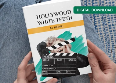 Hollywood White Teeth At Home digital bonus guide cover